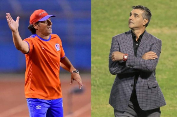 Olimpia-Motagua: Diego Vázquez busca ganar su primer partido ante Pedro Troglio