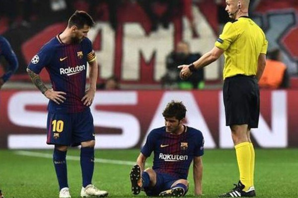 Malas noticias: Barcelona comunica la dura lesión de Sergi Roberto