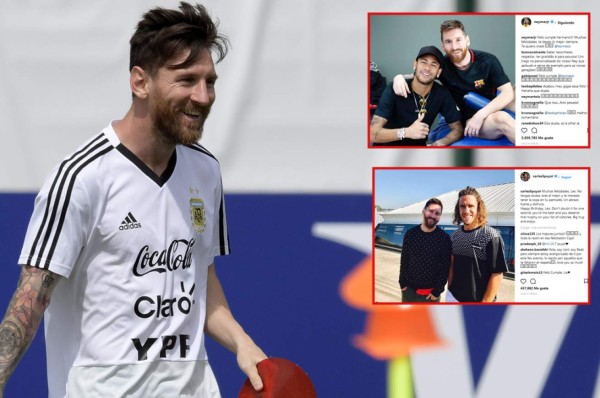Messi y las felicitaciones recibidas en redes sociales por su cumpleaños