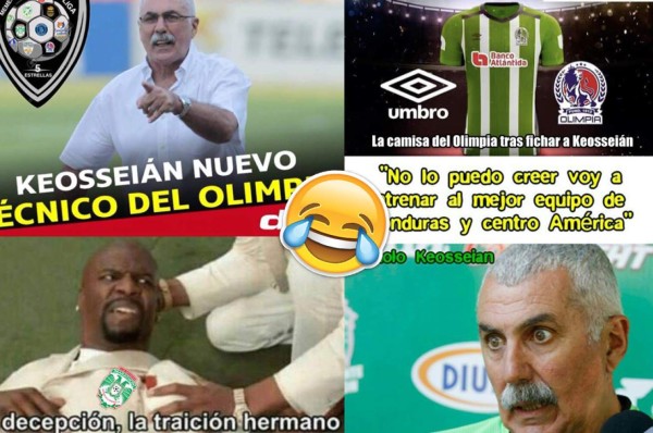 ¡No perdonan! Los divertidos memes que dejó la llegada de Keosseián al Olimpia