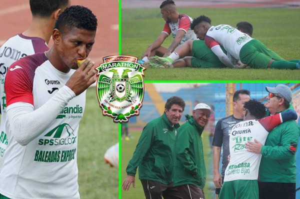 Entre risas y comiendo mangos, Marathón cierra filas para enfrentar a Motagua