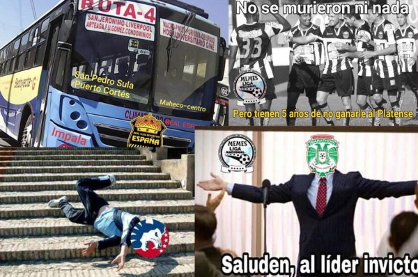 Real España y Olimpia caen y son atacados con divertidos memes