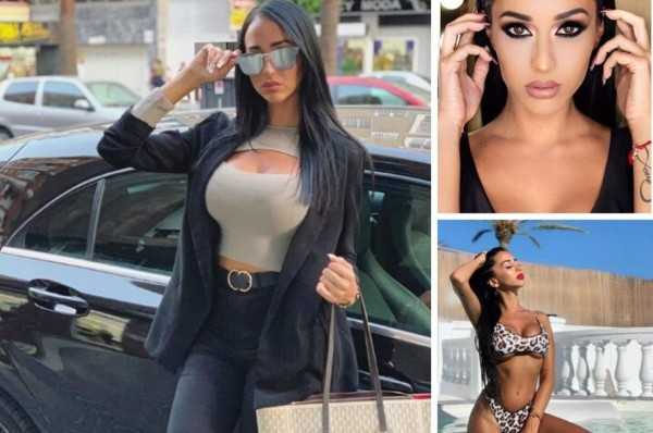 Aurah Ruiz, la ex de un crack del Madrid a quien critican por sus cirugías y por usar photoshop