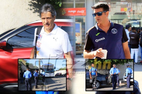 Motagua y Olimpia viajan bien custodiados hasta Choluteca