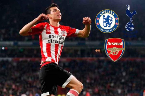 Tres clubes grandes de la Premier League tras los pasos del 'Chucky' Lozano