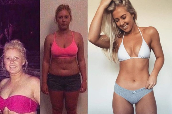 Georgie Thomas, la bella chica que perdió 25 kilos con extraña dieta