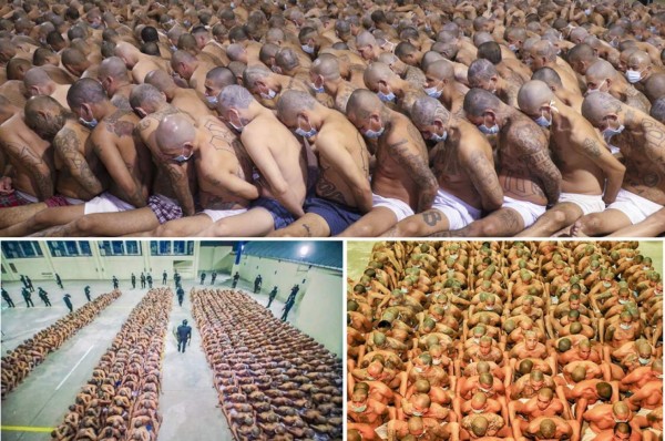 Las 15 fotos que han impactado al mundo sobre pandilleros en las cárceles de El Salvador