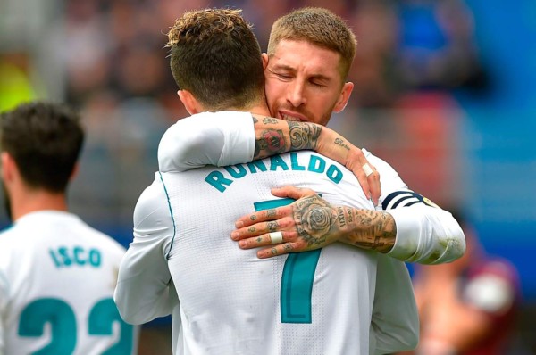 Ramos tras su peculiar momento ante el Eibar: ''Típico apretón; Salir, entrar y de vuelta a la carga''
