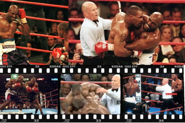 Se cumplen 23 años de la mordida de oreja de Mike Tyson a Holyfield en escandalosa pelea de boxeo