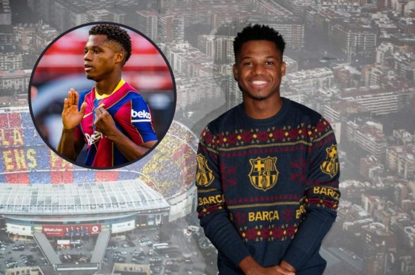 Ansu Fati y su deseo más sincero en navidad: 'Quiero celebrarlo con la afición en el Camp Nou'