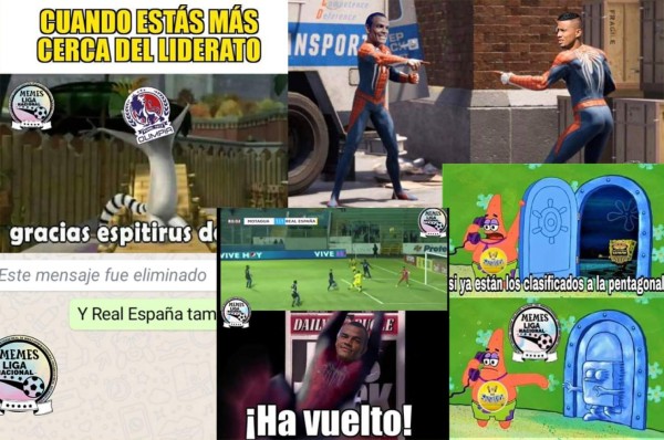 Divertidos memes atacan al Real España y Rony Martínez, Olimpia es alabado
