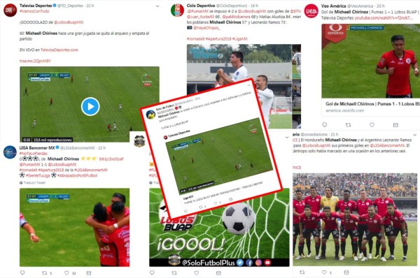 Lo que dicen los medios mexicanos tras el gol de Michaell Chirinos