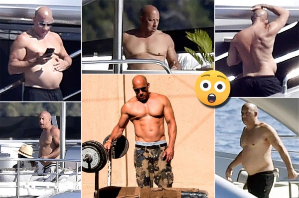 Irreconocible: Vin Diesel se fue de vacaciones y sorprende a todos al mostrar su ''cuerpo de papá''