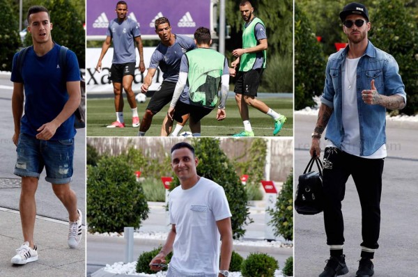 Relajados y a la moda: La última práctica de Real Madrid antes de enfrentar al Atlético