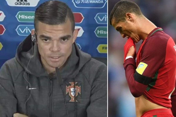 Pepe sobre Cristiano: 'Está motivado como todos para ganar a Rusia'