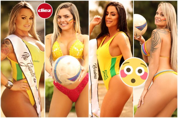 ¡Calientan el Mundial! La infartante sesión de fotos de las candidatas al Miss Bumbum 2018
