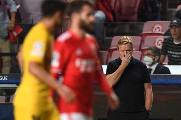 Futbolistas del FC Barcelona hablan sobre cambiar a Ronald Koeman tras derrota ante Benfica