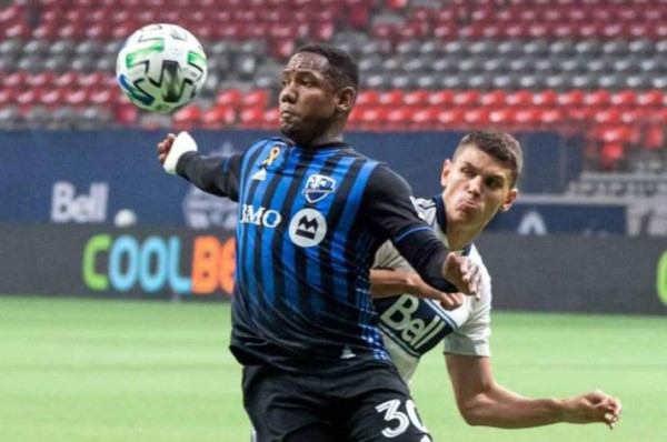 Romell Quioto disputó 58 minutos en derrota del CF Montreal ante Vancouver Whitecaps
