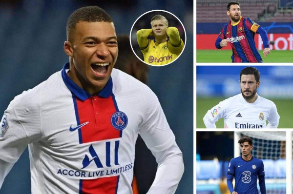 Revelan los sueldos de los cracks del fútbol mundial: Mbappé y Haaland ganan poco para lo que generan&nbsp;&nbsp;