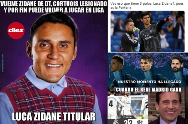 Keylor Navas, Luca Zidane y los memes del triunfo del Real Madrid ante Huesca
