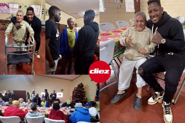 Romell Quioto y su gesto con asilo de ancianos donde está recluido exgloria del Olimpia y Selección de Honduras