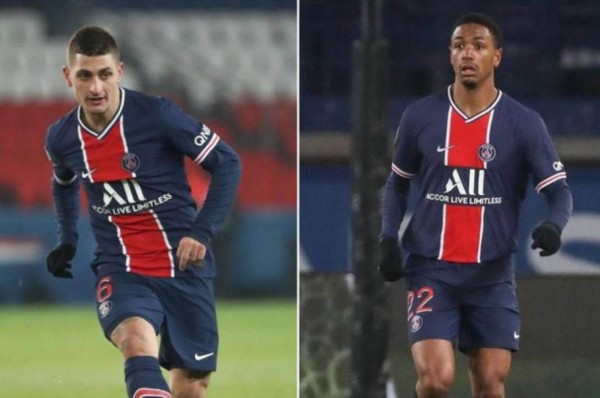 El París SG anuncia los positivos al covid-19 dos futbolistas: Marco Verratti y Abdou Diallo