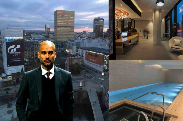 El lujoso apartamento en el que vive Pep Guardiola en Manchester
