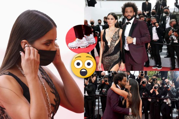 El provocativo vestido de Clarisse Alves, esposa de Marcelo en el Festival de Cannes