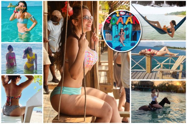 ¡Belleza nacional y extranjera! Playas de Tela y Roatán se inundan de chicas lindas