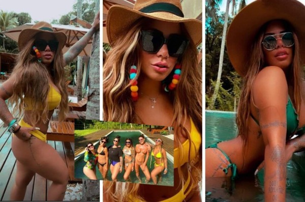 Las explosivas vacaciones de Rafaella, la hermana de Neymar, en un resort de lujo en las playas de Brasil