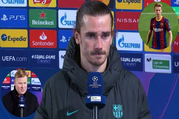 Griezmann y de Jong se lamentan: 'No es la imagen que queríamos dar, hay que buscar soluciones'