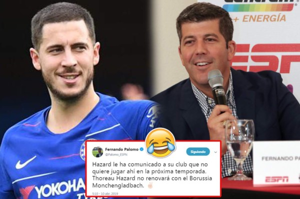 Periodista Fernando Palomo y su ''bromita'' sobre el futuro de Hazard