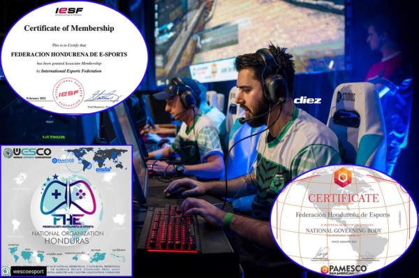 La Federación Hondureña de Esports recibe certificación internacional y podrá competir en torneos mundiales