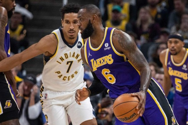 De vuelta tras sanción, LeBron James se exhibe en triunfo de los Lakers ante Pacers