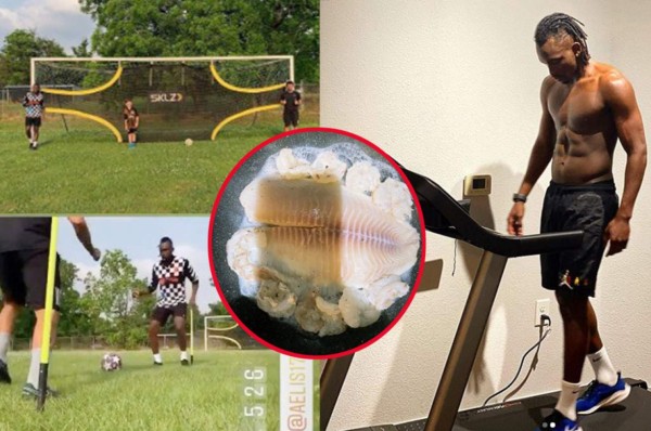 ¡No pierde tiempo! Así son los entrenamientos y la dieta de Alberth Elis en cuarentena