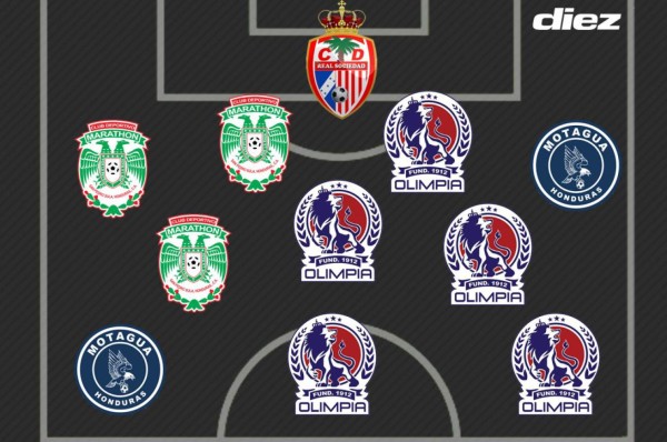¡Con tridente de lujo! El 11 ideal de la primera jornada de Liga en Honduras