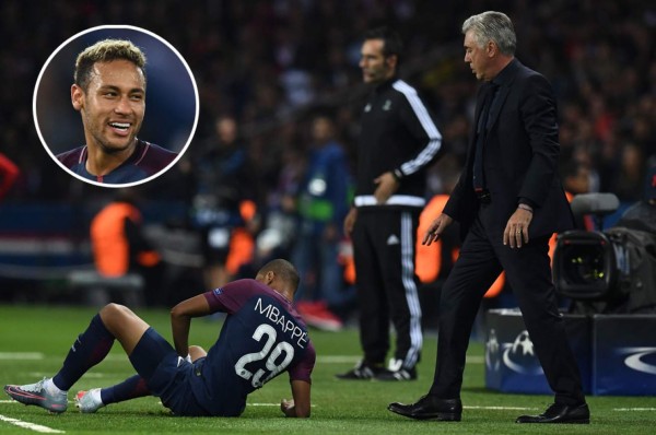 Ancelotti tras la goleada ante PSG: 'Neymar y Mbappé son muy peligrosos'