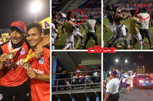 No lo viste en TV: El 'colado' en la celebración de Olimpia, la furia de Ever con Ninrod Medina y sin miedo al Covid-19&nbsp;&nbsp;
