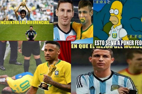 ¡Messi no juega pero es burlado con memes tras el Argentina-Brasil!