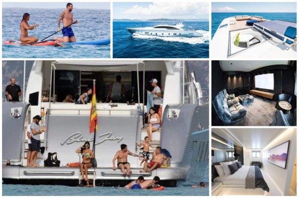 Lionel Messi: Así es el lujoso súper yate en el que vacaciona con su familia en Ibiza