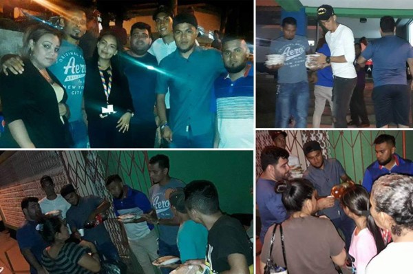 El noble gesto en hospital de Wilfredo Barahona, Mario Martínez y Allans Vargas