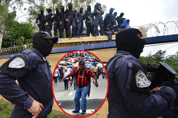 ESPECIAL: Caos en Honduras; policías de brazos caídos y calles tomadas