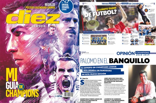 Diario DIEZ te ofrece este martes una revista completa de Champions