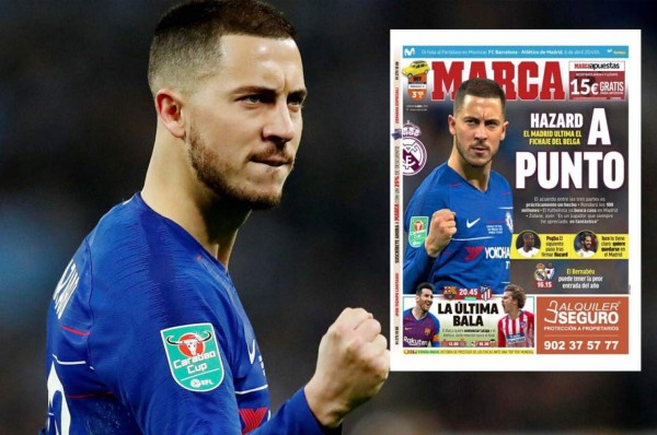 Acuerdo entre Real Madrid y Chelsea por el fichaje de Hazard, según Marca