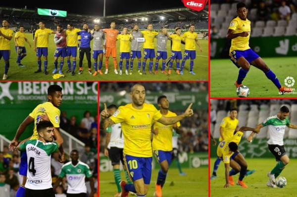 FOTOS: Titular y gol anulado, así fue el debut de Choco Lozano con el Cádiz