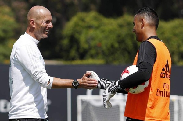 Zidane enviaría a la banca al tico Keylor Navas