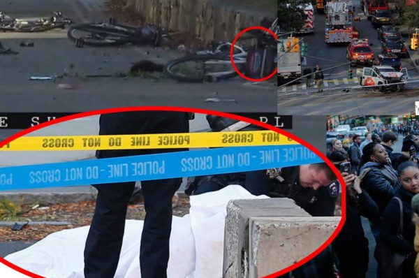 EN FOTOS: Momentos de terror cuando camión embiste a peatones en Nueva York
