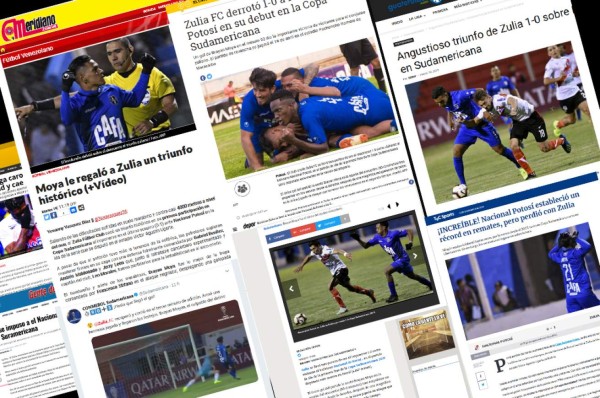 Prensa sudamericana: Bryan Moya amargó a un 'Nacional Potosí con récord de remates'