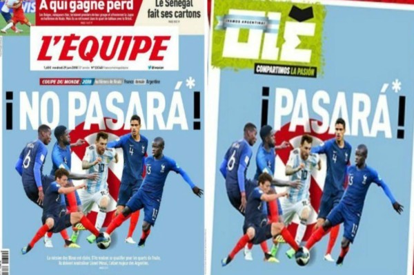 Rusia 2018: Olé responde a categórico mensaje de portada de 'L' Equipe con Messi&nbsp;&nbsp;