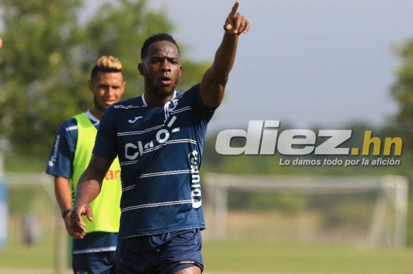 ¡Quioto y Discua de porteros! Las fotos del entreno de Honduras en Houston